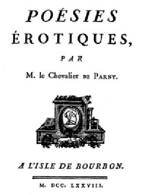 [Gutenberg 26562] • Poésies érotiques